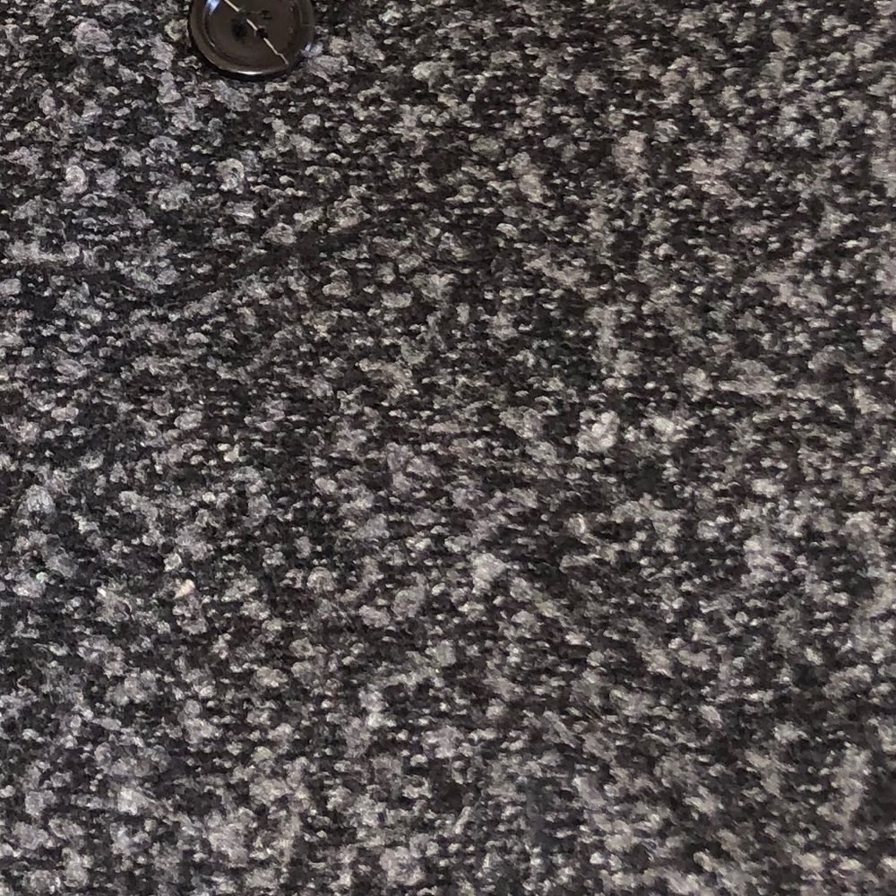 Chenille Structured Grey Coat Sz Small - Picture 6 of 8